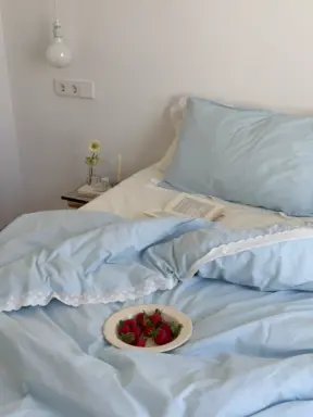 Комплект з мереживом Sky Blue Ranfors