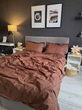 Комплект з бортиками та кантом Espresso/White Ranfors